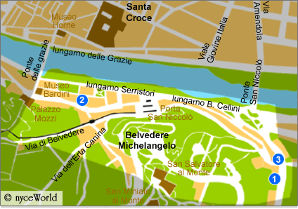 map of Florence Italy