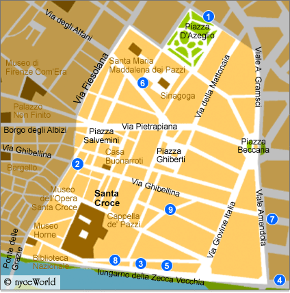 Mappa di Firenze
